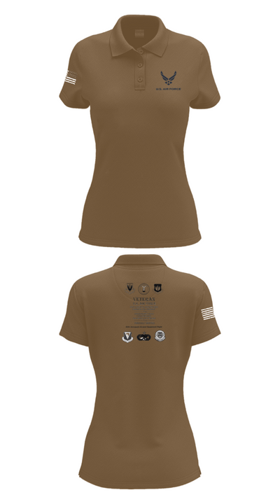 Ramstein AGE 81077227 Women's Short Sleeve Performance Polo  - 15