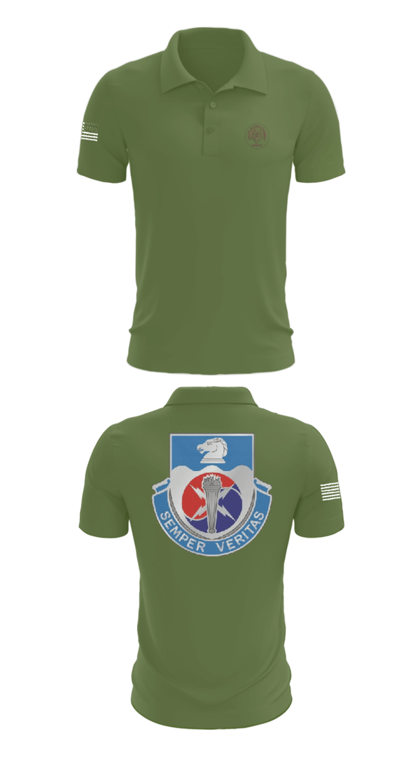 Short Sleeve Performance Polo, 312TH MI BN, CHARLIE DETACHMENT, Army, Teamtime, Team time, sublimation, custom sports apparel, team uniforms, spirit wear, spiritwear, sports uniforms, custom shirts, team store, custom team store, fundraiser sports, apparel fundraiser