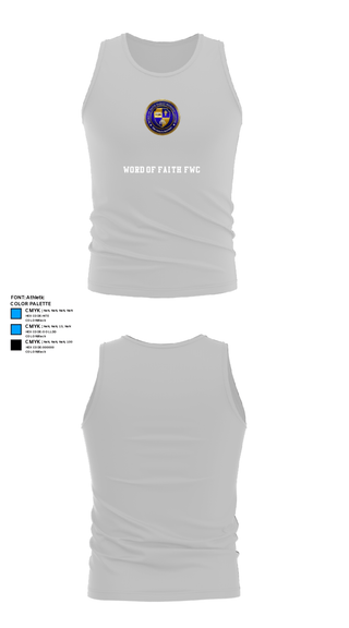 Tank Top, Word of Faith FWCWord of Faith FWC, , Teamtime, Team time, sublimation, custom sports apparel, team uniforms, spirit wear, spiritwear, sports uniforms, custom shirts, team store, custom team store, fundraiser sports, apparel fundraiser