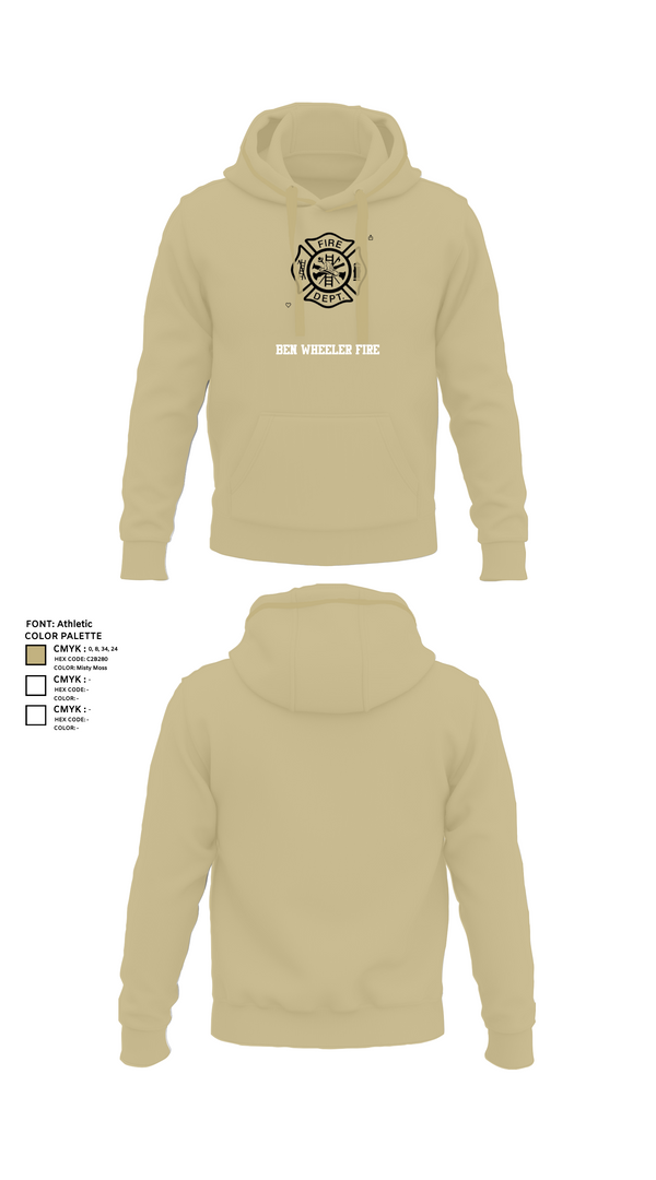 Hoodie, Ben Wheeler Fire, Fire Department, Teamtime, Team time, sublimation, custom sports apparel, team uniforms, spirit wear, spiritwear, sports uniforms, custom shirts, team store, custom team store, fundraiser sports, apparel fundraiser