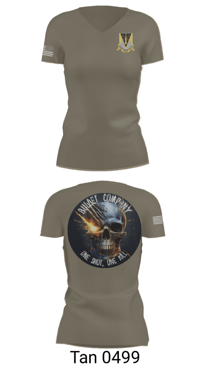 USMAPS AY 25 34180686 Women's Short Sleeve V-neck Shirt - 68