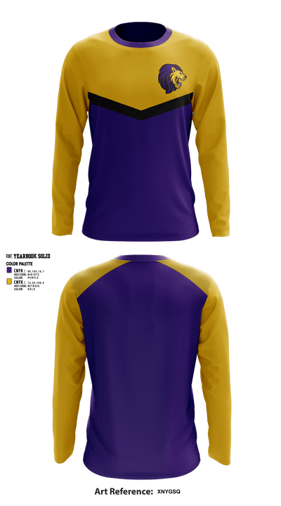 Manchester Middle School Cheer 8756881 Long Sleeve Performance Shirt - 2