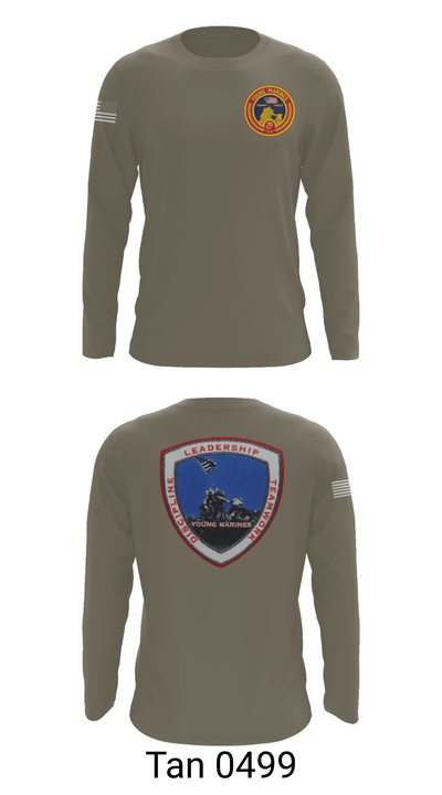 Lancaster County Young Marines 89976049 Long Sleeve Performance Shirt - 66