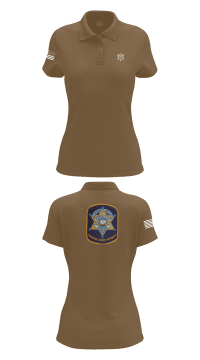 Criminal Investigation 3938601 Women's Short Sleeve Performance Polo  - 14