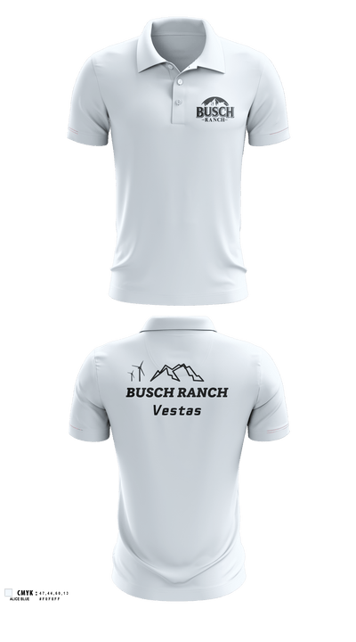 Busch Ranch 16880280 Short Sleeve Performance Polo - 1