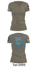 C.I.B. 14184505 Women's Short Sleeve V-neck Shirt - 36