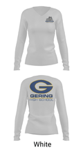 Gering High School Golf 72370370 Women's Long Sleeve V-neck Shirt - 16