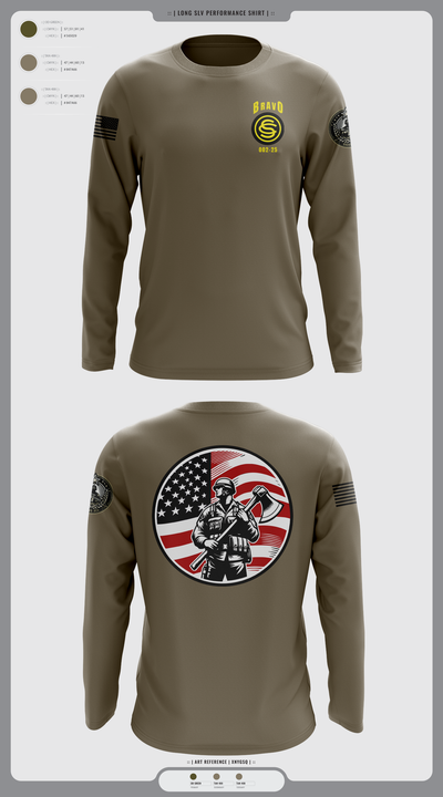 OCS BRAVO CO 002-25 55485287 Long Sleeve Performance Shirt 2