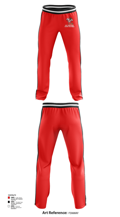 East Surry High School Volleyball 86849960 Sweatpants - 121