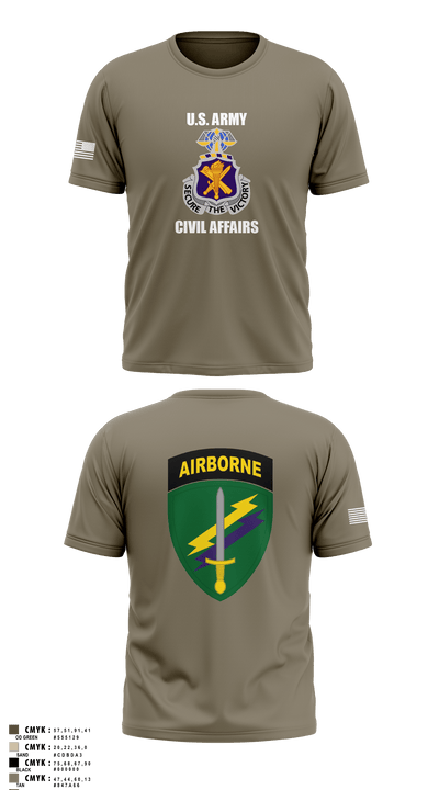Civil Affairs Schoolhouse 5293701 Short Sleeve Performance Shirt - 3