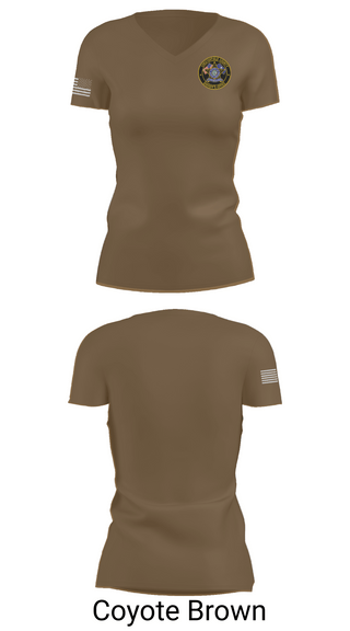 Womens Short Sleeve Vneck Shirt, Chesterfield County Sheriff Office, Police, Teamtime, Team time, sublimation, custom sports apparel, team uniforms, spirit wear, spiritwear, sports uniforms, custom shirts, team store, custom team store, fundraiser sports, apparel fundraiser