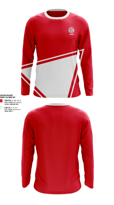 Centralia High School Band 25796731 Long Sleeve Performance Shirt - 1