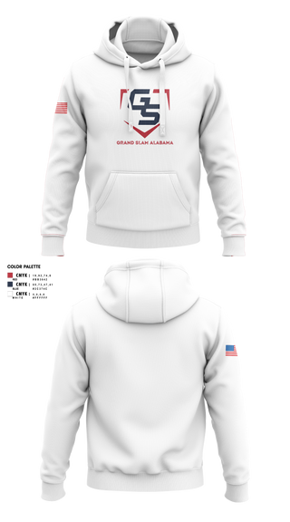 Hoodie, Grand Slam Alabama, Baseball, Teamtime, Team time, sublimation, custom sports apparel, team uniforms, spirit wear, spiritwear, sports uniforms, custom shirts, team store, custom team store, fundraiser sports, apparel fundraiser