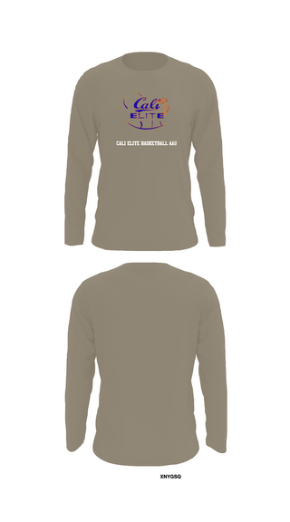Long Sleeve Performance Shirt, Cali Elite Basketball AAU, Men's Basketball, Teamtime, Team time, sublimation, custom sports apparel, team uniforms, spirit wear, spiritwear, sports uniforms, custom shirts, team store, custom team store, fundraiser sports, apparel fundraiser