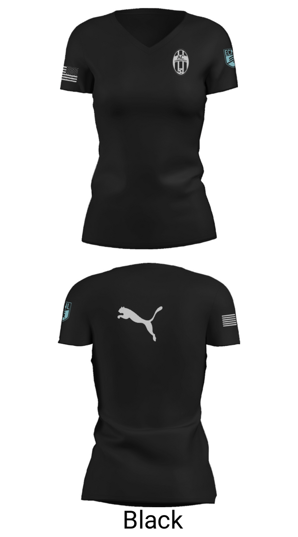 Women's Short Sleeve Vneck Shirt, Ac Connecticut, Men's Soccer, Teamtime, Team time, sublimation, custom sports apparel, team uniforms, spirit wear, spiritwear, sports uniforms, custom shirts, team store, custom team store, fundraiser sports, apparel fundraiser