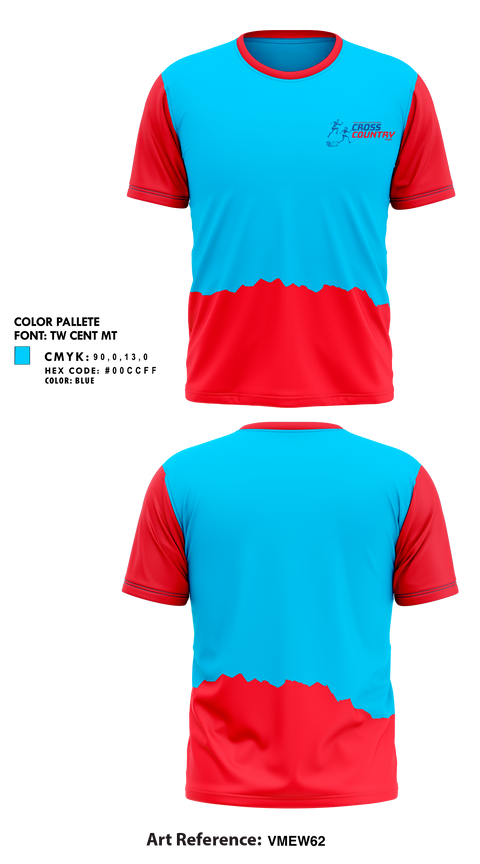 Short Sleeve Performance Shirt, San Gabriel Matadors, Cross Country, Teamtime, Team time, sublimation, custom sports apparel, team uniforms, spirit wear, spiritwear, sports uniforms, custom shirts, team store, custom team store, fundraiser sports, apparel fundraiser