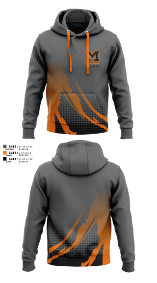 Hoodie, Girls Tennis McDonogh School, Tennis, Teamtime, Team time, sublimation, custom sports apparel, team uniforms, spirit wear, spiritwear, sports uniforms, custom shirts, team store, custom team store, fundraiser sports, apparel fundraiser