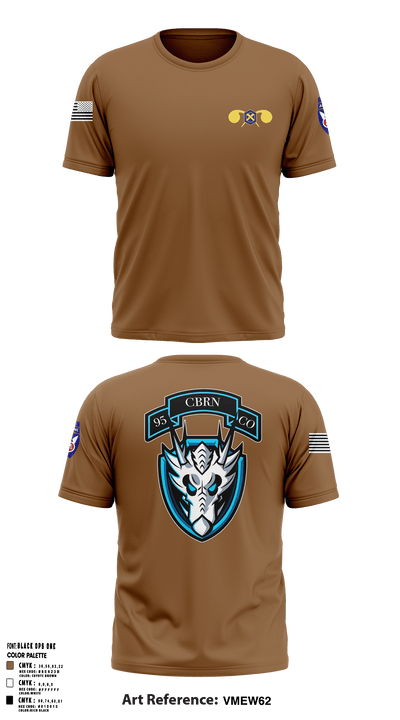 112th CRD95th CBRN Co 64456189 Short Sleeve Performance Shirt - 31