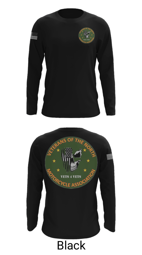 Long Sleeve Performance Shirt, Veterans of the North, , Teamtime, Team time, sublimation, custom sports apparel, team uniforms, spirit wear, spiritwear, sports uniforms, custom shirts, team store, custom team store, fundraiser sports, apparel fundraiser
