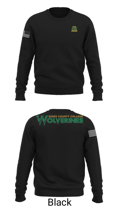 Essex County College Track and Field 69472319 Crew Neck Sweatshirt - 9