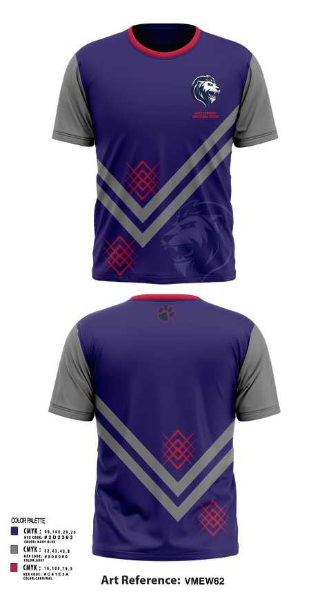 Short Sleeve Performance Shirt, Lacey Township High School Soccer, Men's Soccer, Teamtime, Team time, sublimation, custom sports apparel, team uniforms, spirit wear, spiritwear, sports uniforms, custom shirts, team store, custom team store, fundraiser sports, apparel fundraiser