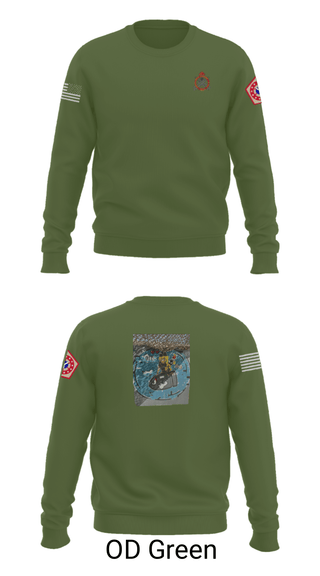 Crew Neck Sweatshirt, 34th DSB, Army, Teamtime, Team time, sublimation, custom sports apparel, team uniforms, spirit wear, spiritwear, sports uniforms, custom shirts, team store, custom team store, fundraiser sports, apparel fundraiser