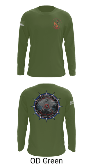 Long Sleeve Performance Shirt, 3rd Intelligence Battalion, Marines, Teamtime, Team time, sublimation, custom sports apparel, team uniforms, spirit wear, spiritwear, sports uniforms, custom shirts, team store, custom team store, fundraiser sports, apparel fundraiser