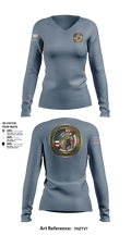 Okinawa Provost Marshals office 46896651 Women's Long Sleeve V-neck Shirt - 7