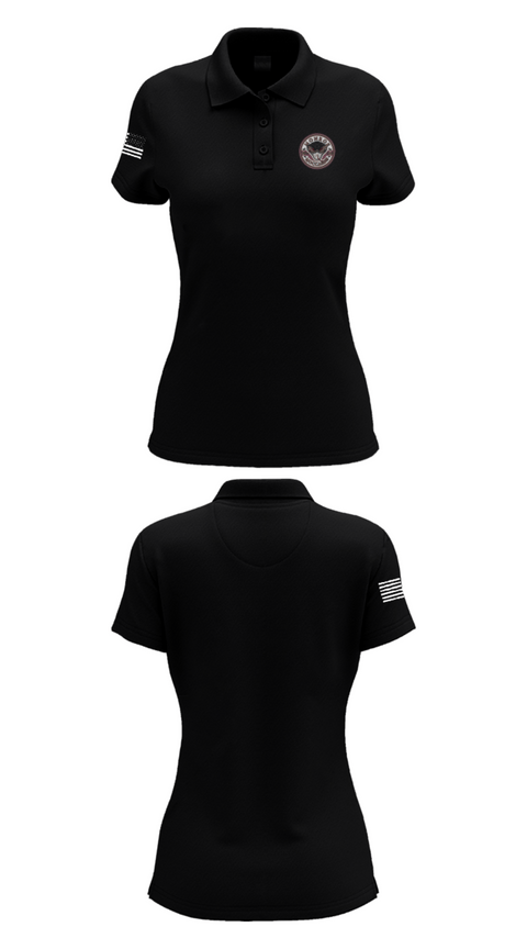 Womens Short Sleeve Performance Polo, Monroe Moccasins VIPer CLUB, , Teamtime, Team time, sublimation, custom sports apparel, team uniforms, spirit wear, spiritwear, sports uniforms, custom shirts, team store, custom team store, fundraiser sports, apparel fundraiser