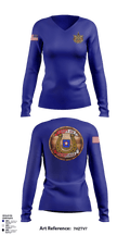 4/409th BSB 92423586 Women's Long Sleeve V-neck Shirt - 13