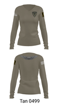 Aviators 74507029 Women's Long Sleeve V-neck Shirt - 77