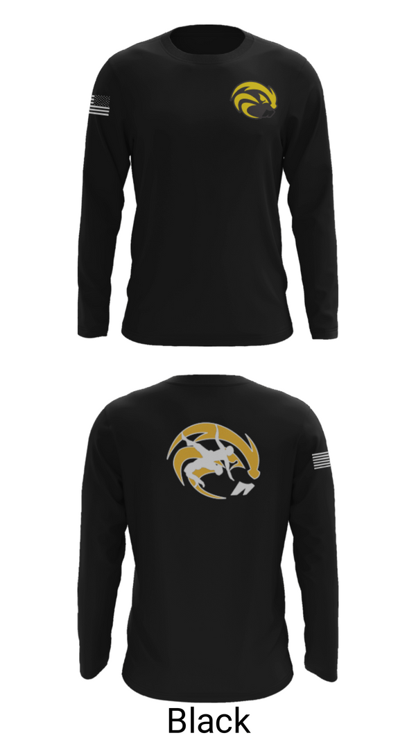 Long Sleeve Performance Shirt, Riverside High School Wrestling, Wrestling, Teamtime, Team time, sublimation, custom sports apparel, team uniforms, spirit wear, spiritwear, sports uniforms, custom shirts, team store, custom team store, fundraiser sports, apparel fundraiser