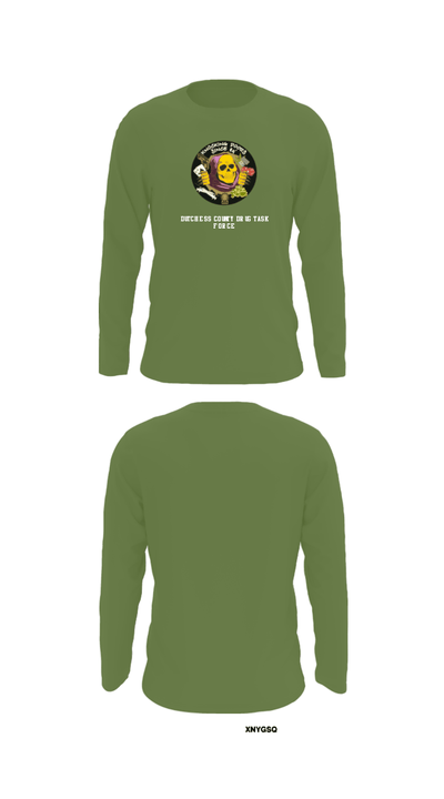 Dutchess County Drug Task Force 69240930 Long Sleeve Performance Shirt - 50