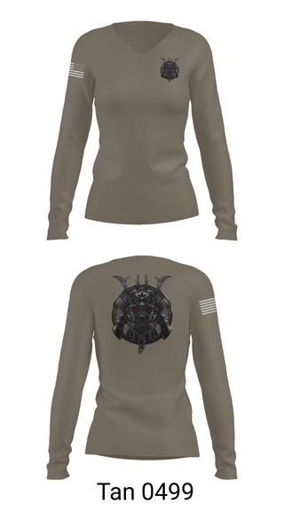 Womens Long Sleeve Vneck Shirt 1, MWCS-18, Marines, Teamtime, Team time, sublimation, custom sports apparel, team uniforms, spirit wear, spiritwear, sports uniforms, custom shirts, team store, custom team store, fundraiser sports, apparel fundraiser