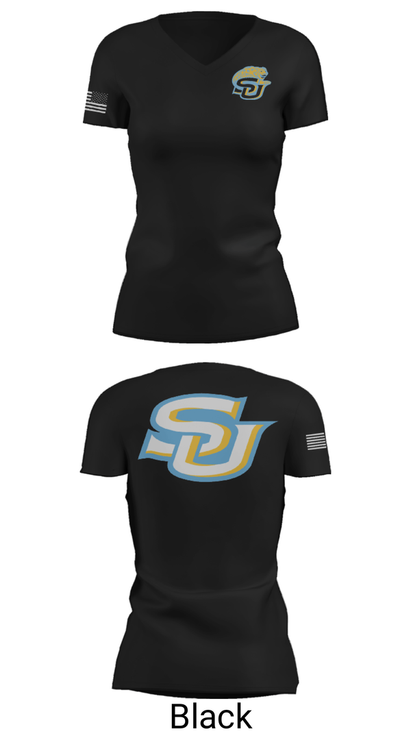 Women's Short Sleeve Vneck Shirt, Southern University A & M College Softball, Softball, Teamtime, Team time, sublimation, custom sports apparel, team uniforms, spirit wear, spiritwear, sports uniforms, custom shirts, team store, custom team store, fundraiser sports, apparel fundraiser