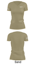 CLB-7 77846555 Women's Short Sleeve V-neck Shirt - 88