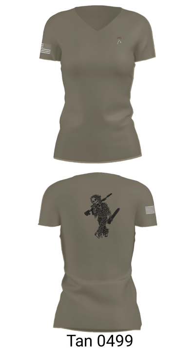 2-5 CAV Snipers 24011849 Women's Short Sleeve V-neck Shirt - 68