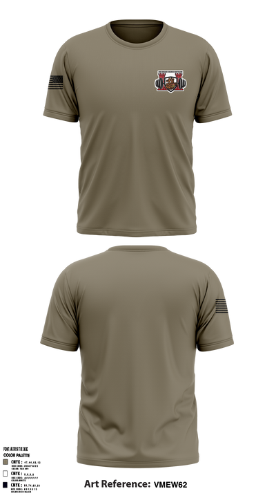 3rd brigade engineer battalion 43477984 Short Sleeve Performance Shirt - 1
