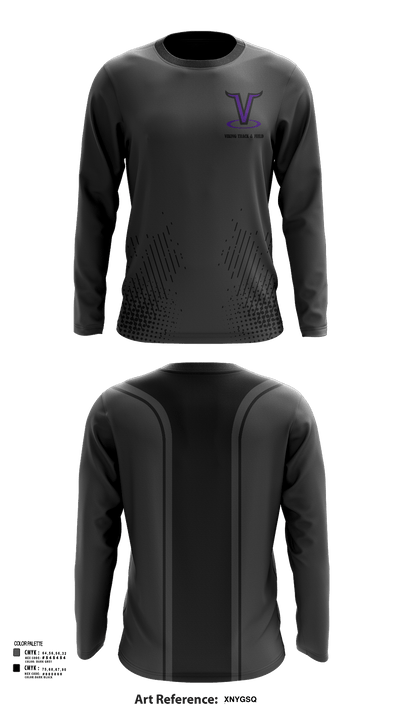 Niles North High School Track and Field 91252281 Long Sleeve Performance Shirt 105