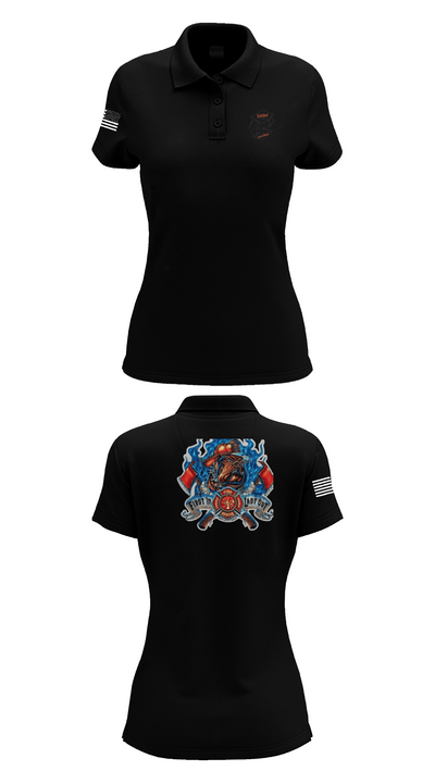 Golden Fire Dept. 85481633 Women's Short Sleeve Performance Polo  - 35