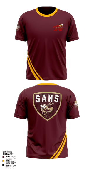 Short Sleeve Performance Shirt, St Augustine Yellow Jackets, Swimming, Teamtime, Team time, sublimation, custom sports apparel, team uniforms, spirit wear, spiritwear, sports uniforms, custom shirts, team store, custom team store, fundraiser sports, apparel fundraiser