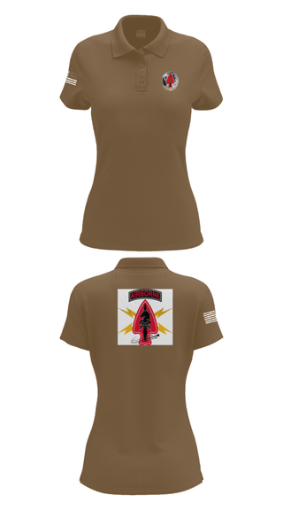 Womens Short Sleeve Performance Polo, Usasoc, Army, Teamtime, Team time, sublimation, custom sports apparel, team uniforms, spirit wear, spiritwear, sports uniforms, custom shirts, team store, custom team store, fundraiser sports, apparel fundraiser