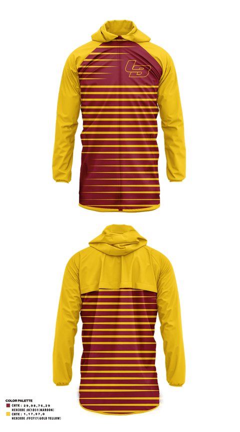 Windbreaker, Los Banos High School Cross Country, Cross Country, Teamtime, Team time, sublimation, custom sports apparel, team uniforms, spirit wear, spiritwear, sports uniforms, custom shirts, team store, custom team store, fundraiser sports, apparel fundraiser