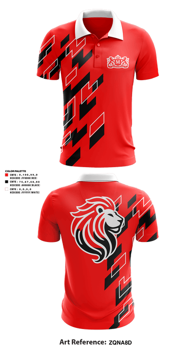 Monarchs 37137833 Short Sleeve Performance Polo - 1