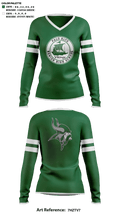 Palo Alto High School Cheer 94037882 Women's Long Sleeve V-neck Shirt - 41