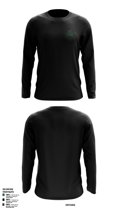 LEON SERVICES LLC 16619930 Long Sleeve Performance Shirt - 1
