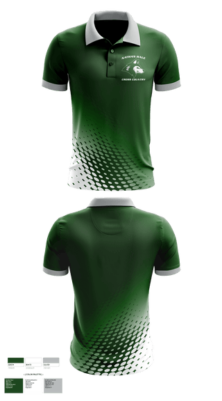 Short Sleeve Performance Polo, Nathan Hale High School Cross Country, Cross Country, Teamtime, Team time, sublimation, custom sports apparel, team uniforms, spirit wear, spiritwear, sports uniforms, custom shirts, team store, custom team store, fundraiser sports, apparel fundraiser