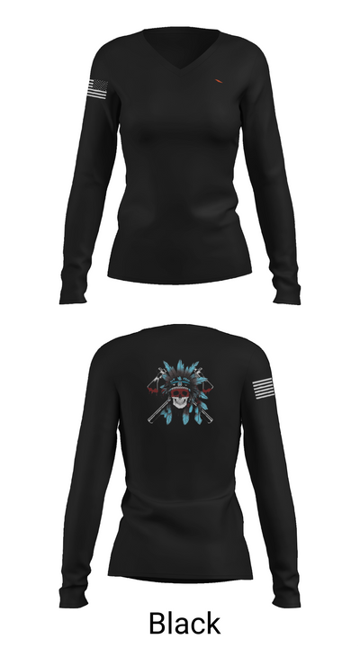 C co 2-87 68739259 Women's Long Sleeve V-neck Shirt - 37