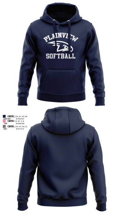 Plainview Softball 28664067 Hoodie - 3