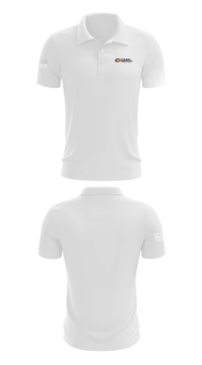 Caro High School Volleyball 92825459 Short Sleeve Performance Polo - 9